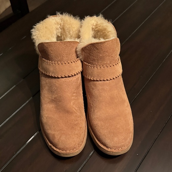 UGG Chestnut Shearling Ankle Boots - Picture 2 of 5